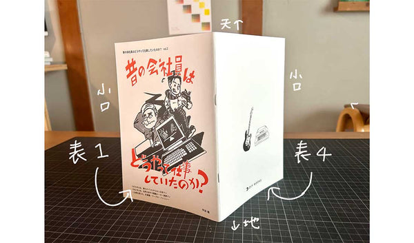 天地・小口・ノド・版面…ZINE制作でおさえておきたい本の部位名称