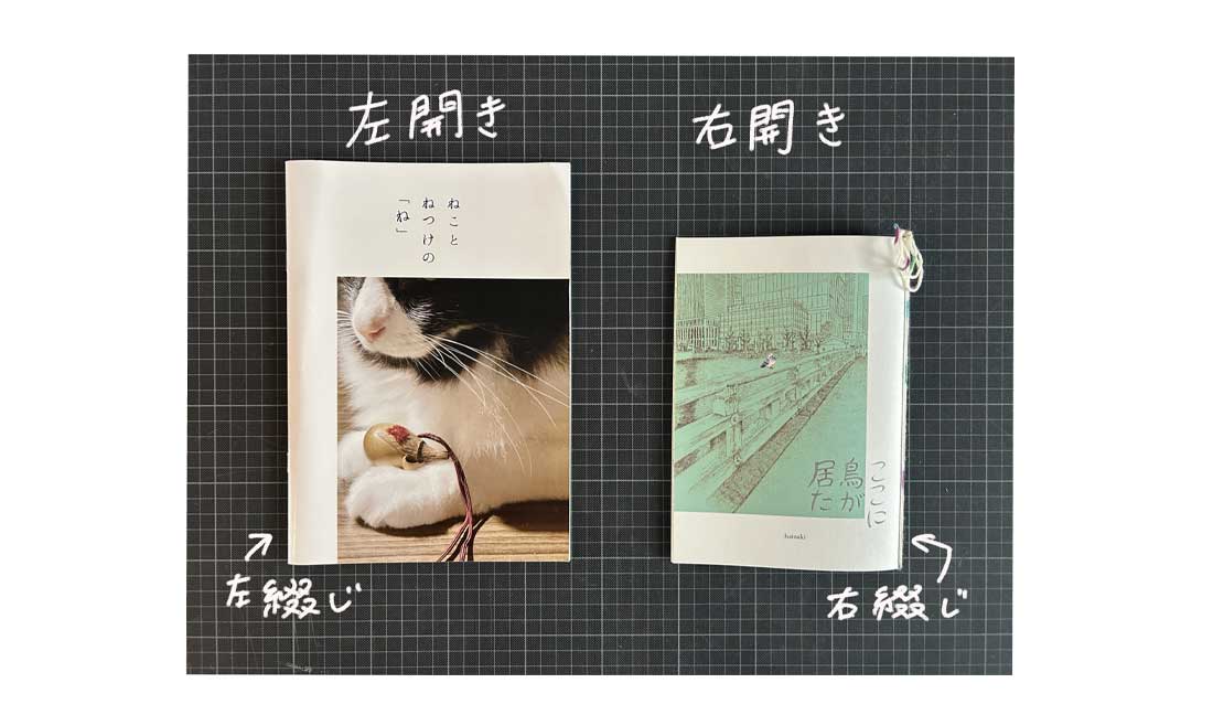ZINEは右開き？左開き？綴じ方向の選び方と注意点