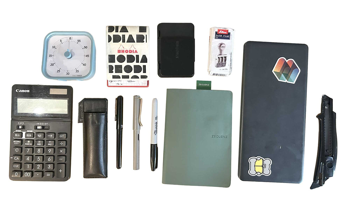 使いやすい文房具・ZINEの製本道具、疲れにくいパソコン周辺機器を紹介